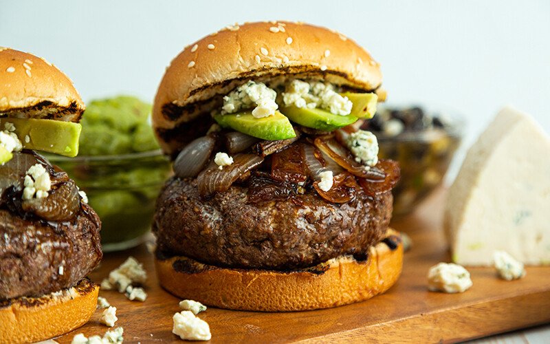 Avocado Blue Cheeseburger