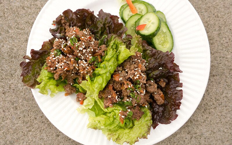 Beef Lettuce Wraps