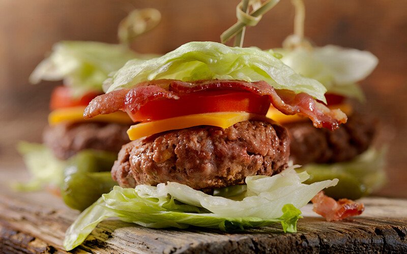 BLT Cheeseburger Sliders