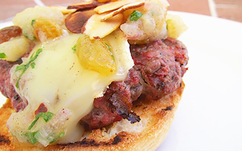 Brie & Pear Burger