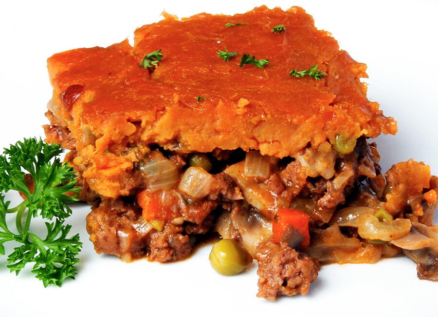 Cottage Pie with Sweet Potato Topping