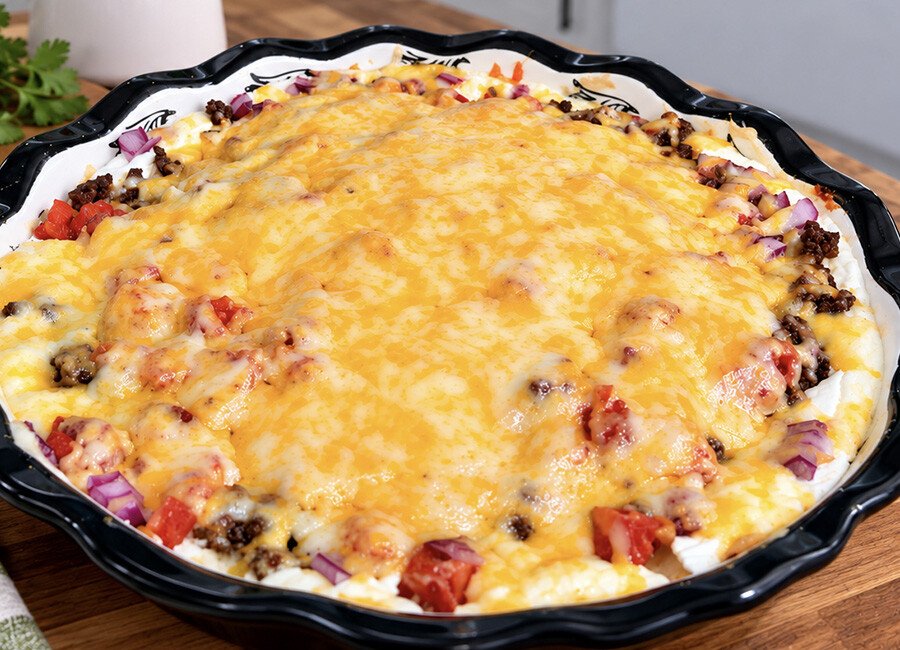 Creamy Beefy Taco Dip