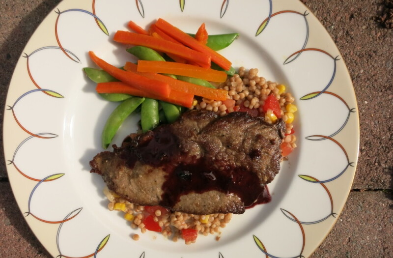 Dakota Minute Steaks with Red Wine Reduction