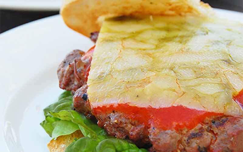 Derby Cheeseburger with Sage Cheese