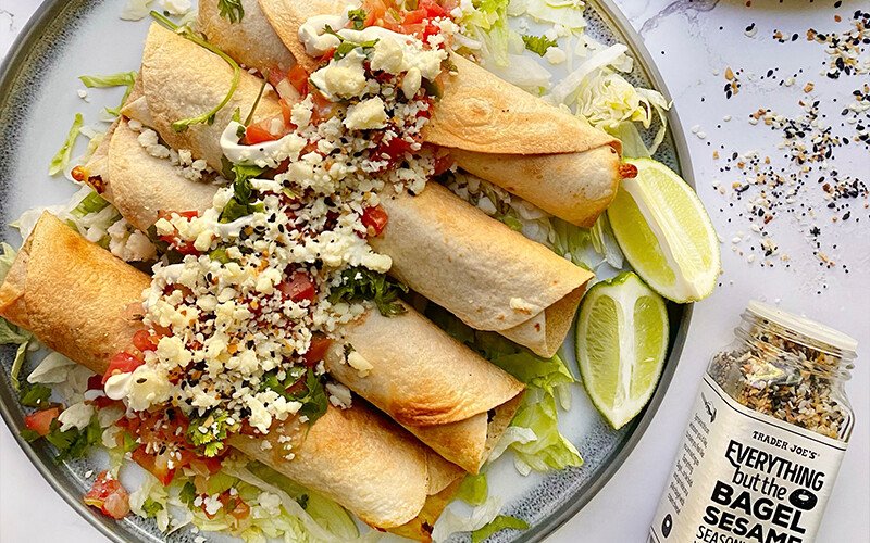 Everything But The Bagel Taquitos