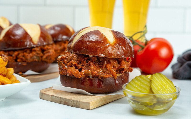 Ground Beef, Chorizo & Beer Sloppy Joes