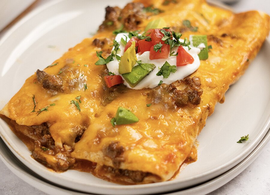 Ground Beef Enchiladas
