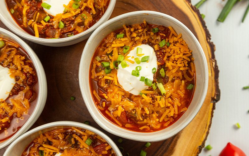 No-Bean Ground Beef Chili