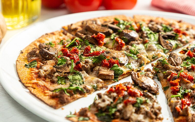 Ground Beef Superfood Pizza