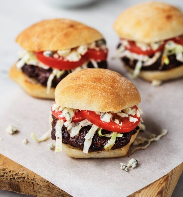 Black & Blue Sliders