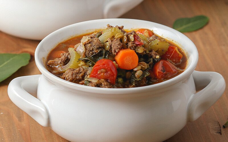 Moroccan Beef Lentil Soup