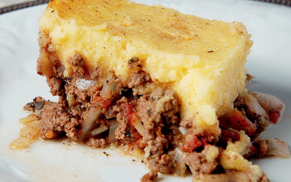 Polenta-Topped Shepherds Pie