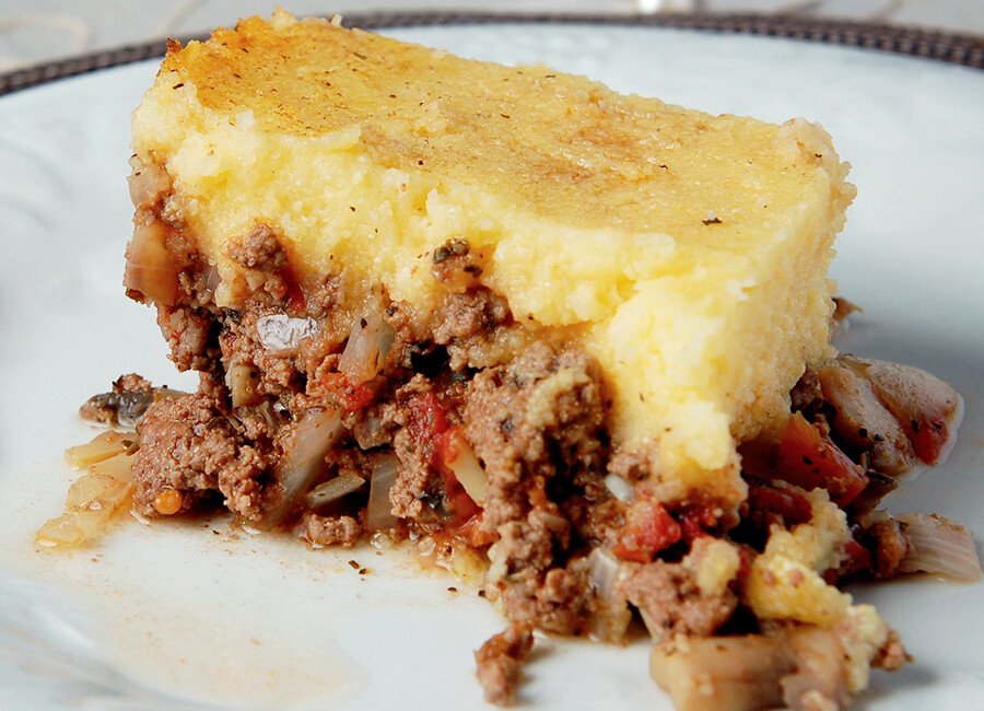 Polenta-Topped Shepherds Pie
