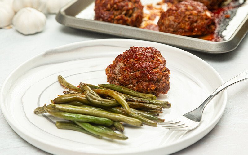 Mini Italian-Style Meatloaf Sheet Pan