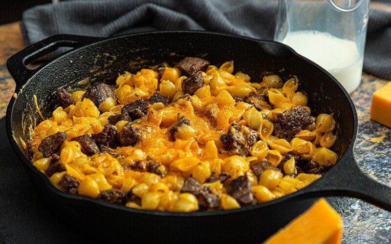 Sirloin Steak Mac Cheese