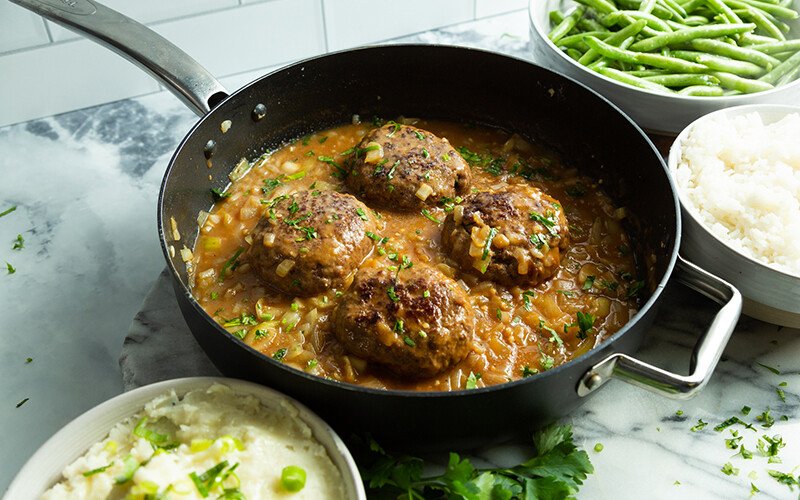 Southern Ground Beef Salisbury Steak